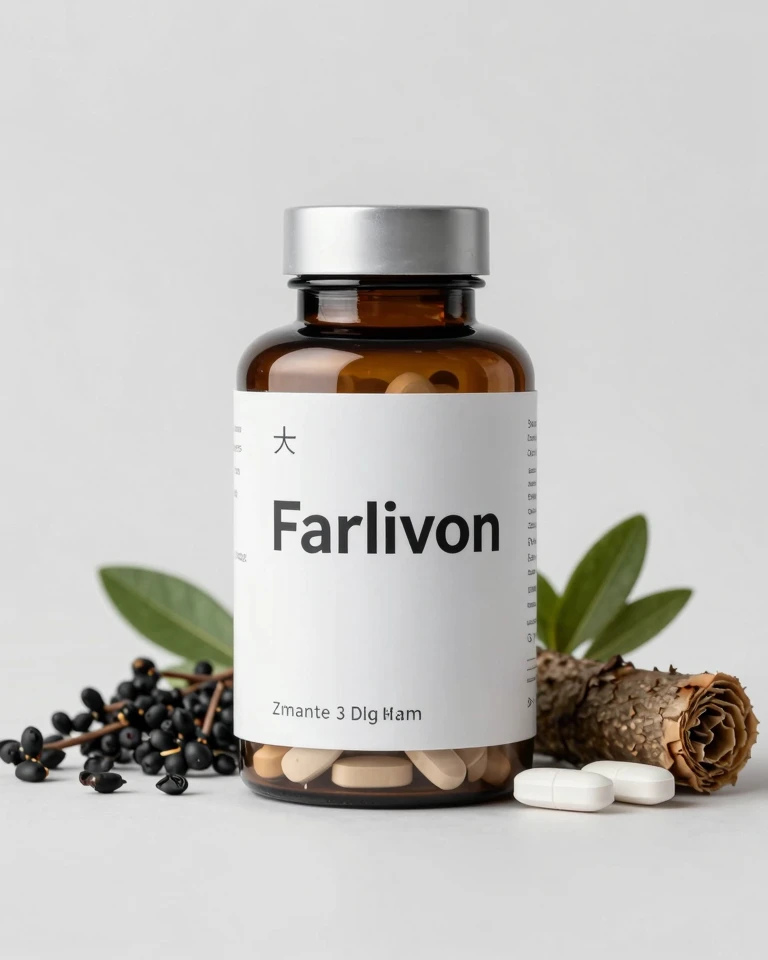Farlivon plant-based supplement bottle